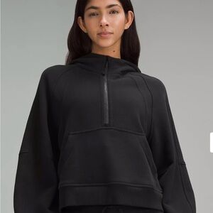 Lululemon Scuba Overside Half Zip Hoodie - Black - XS/S